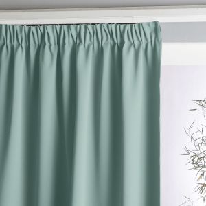 Rideau occultant double face galon fronceur, Voda& Céladon Taille 350X140 cm;250X140 cm;180X140 cm