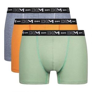 Image de DIM Lot de 3 boxers coton stretch-Noir-M