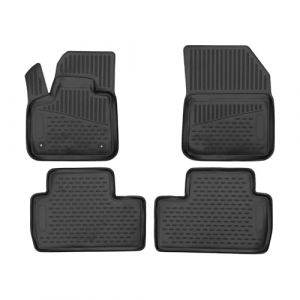 Omac Tapis de Sol pour Peugeot 5008 2017-2023 Caoutchouc TPE Noir