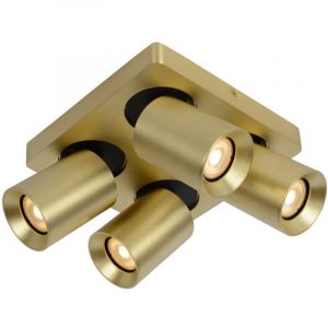 Lucide 09929/20/02 Spot Plafond, Aluminium, 20 W, Or Mat/Laiton