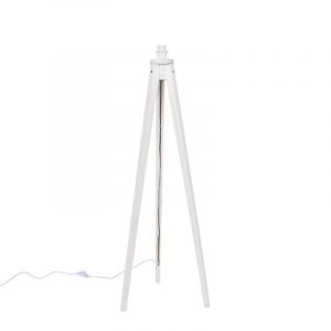 Qazqa Lampadaire country tripode blanc - Tripod Classic