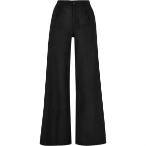 Urban classics Pantalon large en mélange de lin femme