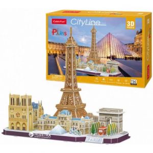 Image de CubicFun Puzzle 114 pièces Puzzle 3d - Paris- Difficulté : 4/8