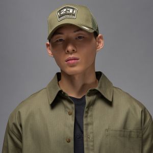 Jordan U J RISE CAP S CB TRKR olive/khaki/sail, Casquettes, en vert, taille: S/M - Couleur vert - Taille S/M
