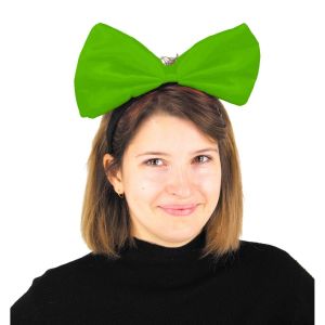 Ruedelafete Serre-t&ecirc;te noeud papillon g&eacute;ant vert