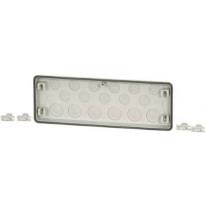 Eaton Plaque passe-c&acirc;bles avec empreinte 17236 gris (L x l x h) 23 x 329 x 116 mm