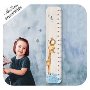 Toise en bois Aquarelles sous les étoiles Lovely Tribu