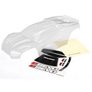 Traxxas Carrosserie E-Revo 2 Transparente + Autocollants -