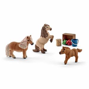 Schleich 41432 - Famille de Minishetlands