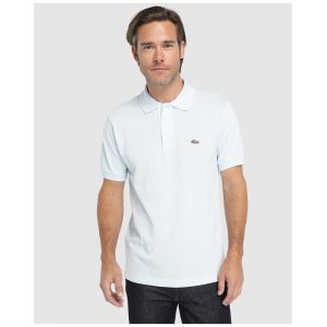 Lacoste L1212 - Polo - Coupe droite - Manches courtes - Homme - Bleu (Ruisseau) - 2XL (Taille Fabricant : FR 7)