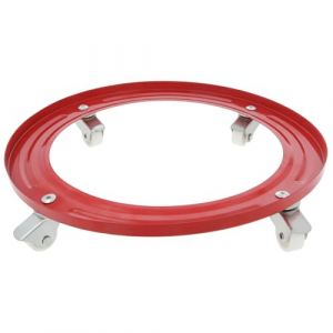 Amig - Support pour Bouteilles de Butane | Plateforme de Transport en Acier | Diamètre : Ø31 cm | avec 4 roulettes pivotantes | Charge maximale : 30 kg