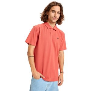 Quiksilver Haut en Tricot Manches Courtes MW Pique Polo Homme Rose L