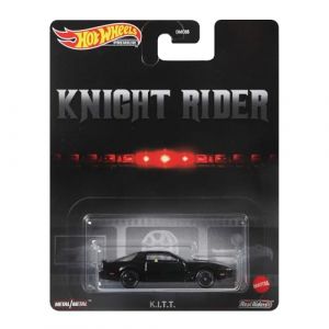 Mattel Voiture modèle 8cm K.I.T.T. KITT Supercar - Échelle 1 - The Knight Rider