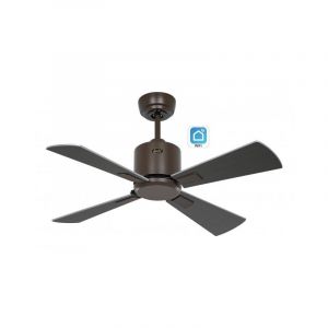 Casafan 949041w Eco Neo Iii 92cm Wengé Et Argent Ventilateur De Plafond Avec Wifi