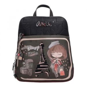 Anekke Sac à dos de loisirs brun foncé multicolore pour femme - Mademoiselle City Backpack Multicolor 319509
