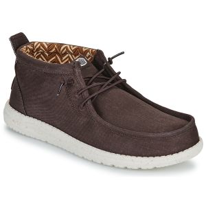 Boots HEYDUDE WALLY MID STRECH CANVAS Marron - Taille 41,42,43,44