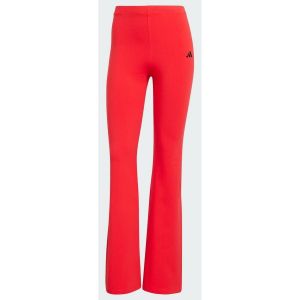 Adidas Femme Essentials Small Logo Flared Leggings, Pure Ruby/Black, XXS