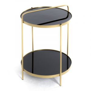 Image de Table D'ap Design proty 51cm Or & Noir Prix