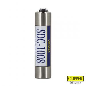 Image de Clipper Briquets jetables - briquet &agrave; pierre micro cover m&eacute;tal usa virginia