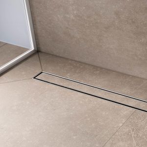 Hansgrohe RainDrain Compact Pack complet de caniveau de douche carrelable pour installation standard / de plain pied, 56165000,