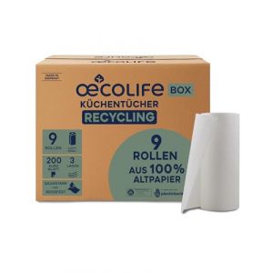 Oecolife Küchentücher Box Recycling XXL