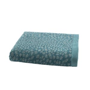 Anne de Solène Drap de bain coton vert foncé 90x150 cm