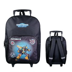 Sac à dos à roulettes Transformers Noir