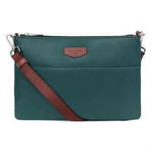 Hexagona Pochette vert émeraude en nylon