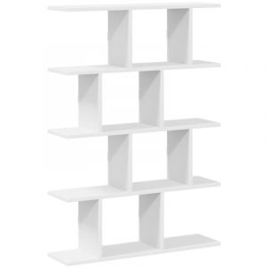 VidaXL Tagère cube murale 12 compartiments blanc bois d'ingénierie