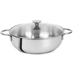 Cristel Master - Sauteuse 2 anses 24 cm induction poig