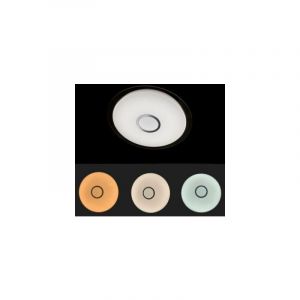 Silamp Plafonnier LED Rond &agrave; Lumi&egrave;re Variable 40W Blanc Opaque 220V