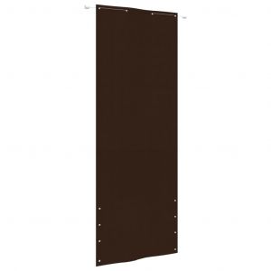 VidaXL Écran de balcon Marron 80x240 cm Tissu Oxford