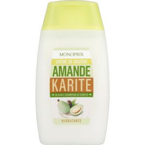 Monoprix Cr&egrave;me de douche hydratante amande karit&eacute; - Le flacon de 100ml