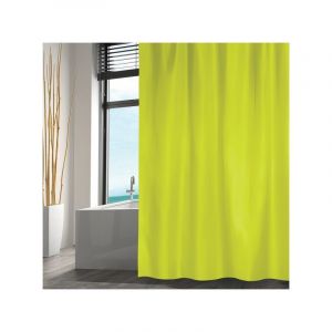 MSV Rideau de douche Polyester 180x200cm Vert Pistache - Vert
