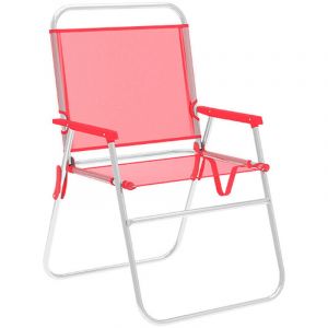 Chaise de Plage Pliable Corail | Chaise Pliante Camping | Chaise Camping | Chaise de Camping | Chaise de Jardin - Marbueno