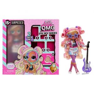 L.O.L. Surprise! OMG Eye Spy Series - Rockstar - Comprend 1 Poupée, des Vêtements et des Accessoires, des Indices à Résoudre et des Surprises à Découvrir, Collectionnez Les 4 Poupées.