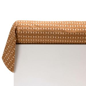 Taie de traversin percale de coton ROMEO - jaune ocre