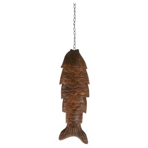 Signes Grimalt Pendentif Poisson Vases et Bougeoirs Marron 38x13x6cm