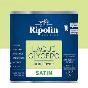 Ripolin Laque glycéro 05L satin | Aspect: Satin - Couleur: Vert olivier