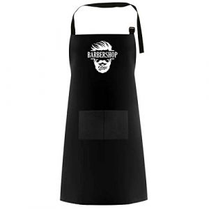 Tablier de salon professionnel pour salon de coiffure Chien toilettage salon de beauté et usage domestique avec votre texte coiffeur [109]