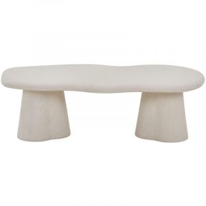 FARO - Table basse couleur ciment 130 cm