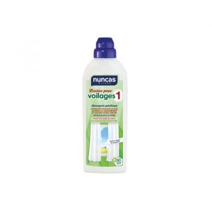 Nuncas Tende 1 Lessive Voilages - D&eacute;tergent Sp&eacute;cifique pour Rideaux Blancs - 750ml