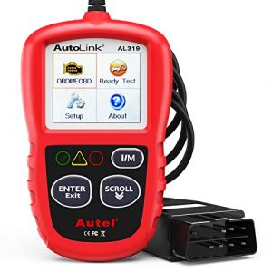 Autel AL319 EOBD Lecteur de Code Rouge