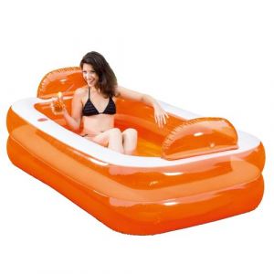 Happy People Fauteuil Relax et Piscine détente, Orange