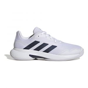 Adidas Homme CourtJam Control Tennis Chaussure de Marche, FTWR White/Team Navy Blue/FTWR White, 46 EU