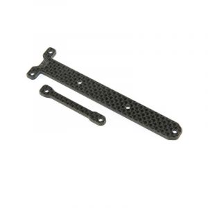 Carbon Chassis Brace Support Set : 22X-4