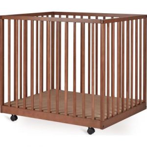 Quax Parc Bébé Mori Réglable - Chataignier