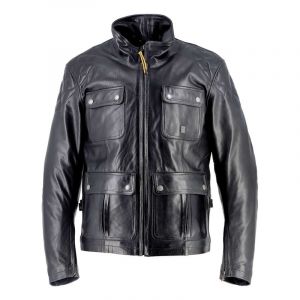 Helstons Blouson cuir Hunt noir- L