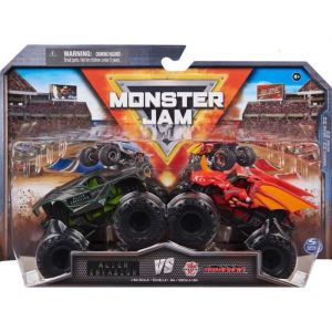 Spin Master Coffret Alien Invasion Et Pour Bakugan Dragonoid - Voiture Noir - Set 2 Véhicules Miniatures Métal + 1 Carte Offerte