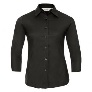 Russell Chemise Collection Chemisier à manches 3/4 BC1030 - Couleur EU S,EU M,EU L,EU XL,EU XS - Taille Noir